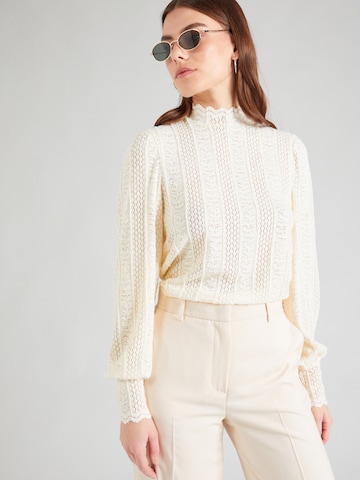 VILA Blouse 'PIXA' in Beige: voorkant