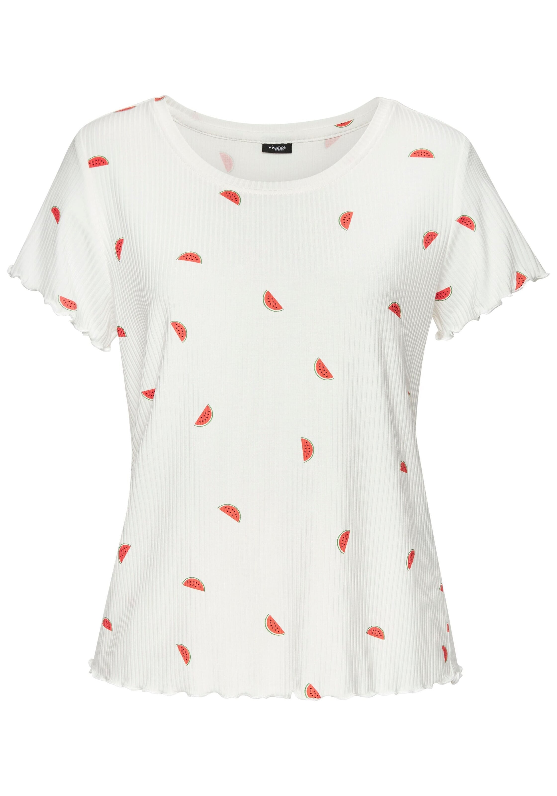 VIVANCE Kort pyjamas i vit