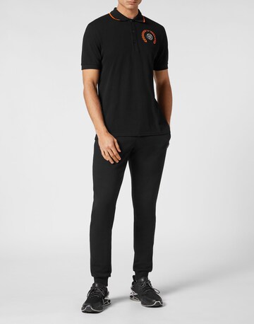 Plein Sport - Camisa 'Carbon Tiger' em preto