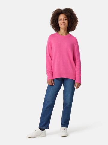 Pull-over oversize CASH-MERE.CH en rose