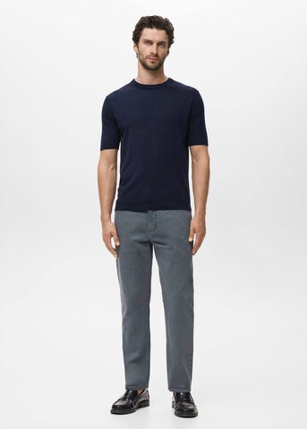 MANGO MAN Tapered Jeans 'Ben' in Grau