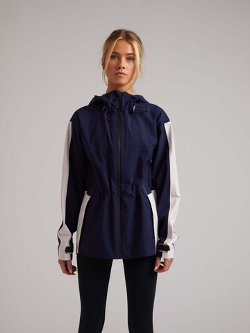 JACK1T Outdoor jacket ' Isotope Regenjacke ' in Blue: front