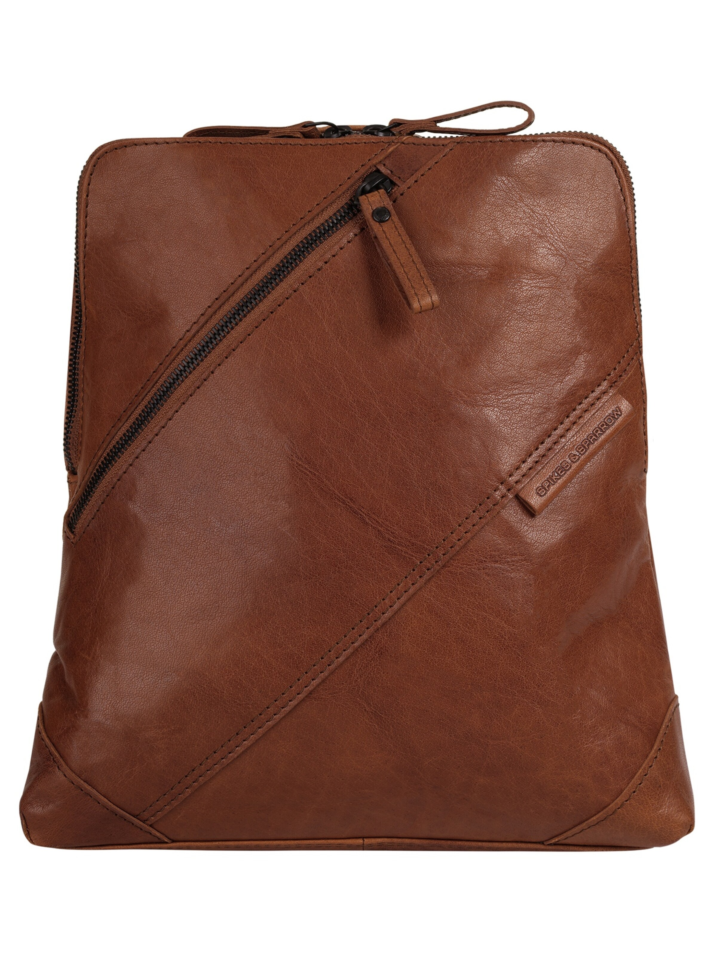 Spikes & Sparrow Rucksack‌‌‌ in Braun: Vorderseite