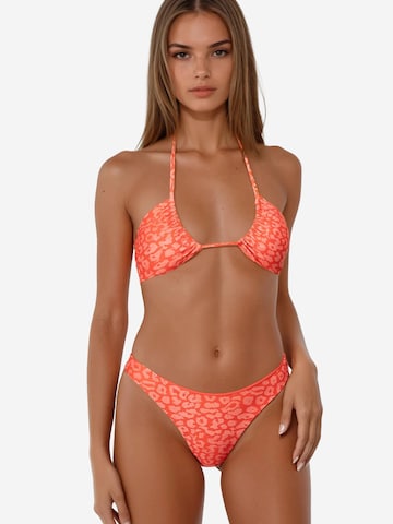 Flavia Valentini Triangel Bikini in Rood: voorkant