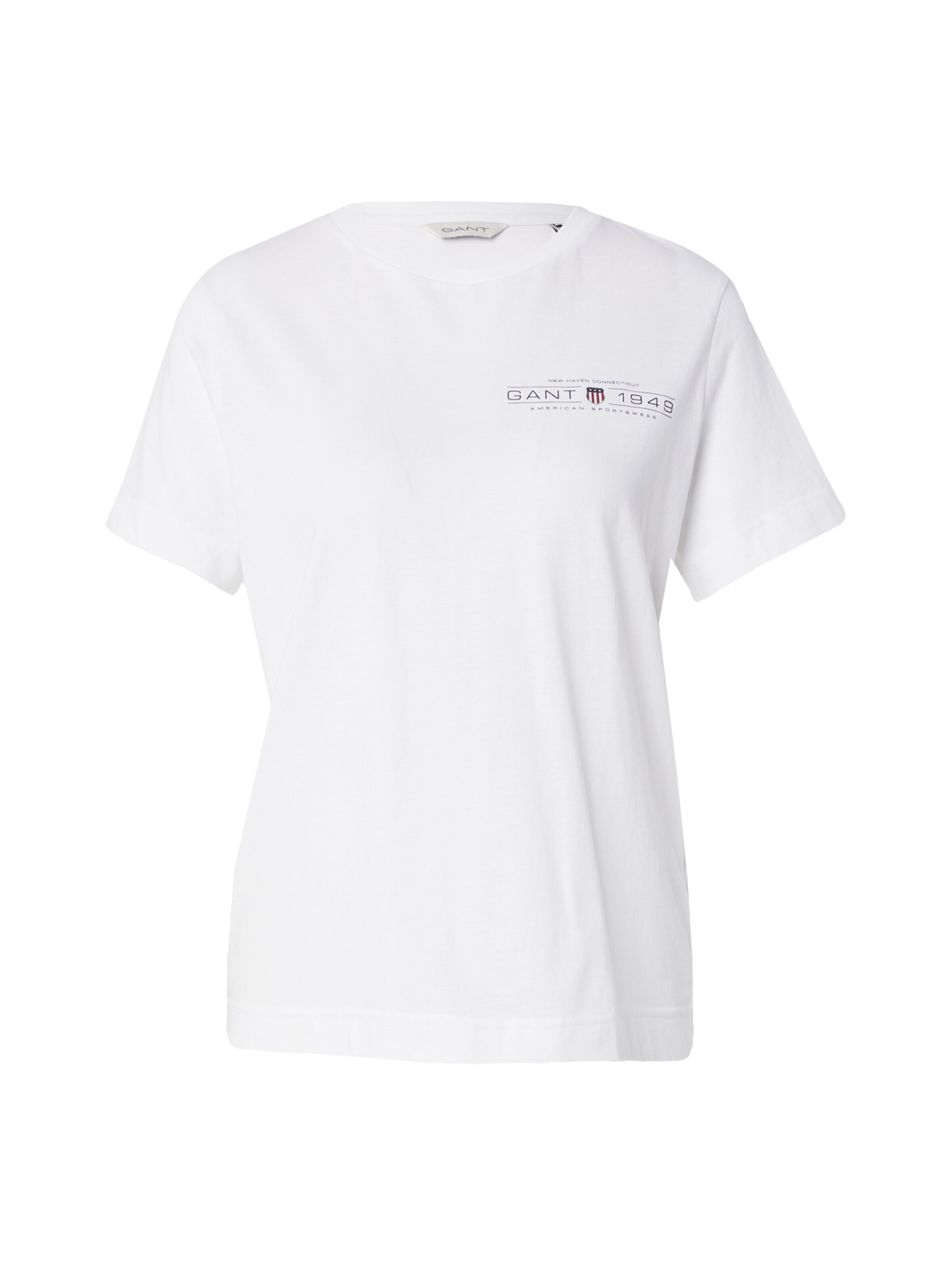 GANT Μπλουζάκι σε λευκό: μπροστά