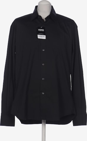PRADA Button Up Shirt in L in Black: front