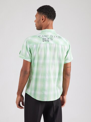 CAMP DAVID Regular Fit Hemd in Grün