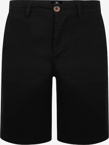 Pantalon chino 'Southsea' Threadbare en noir : devant