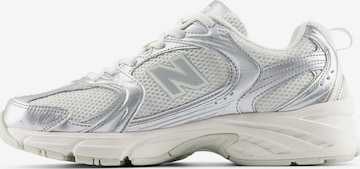 Baskets basses '530' new balance en argent : devant