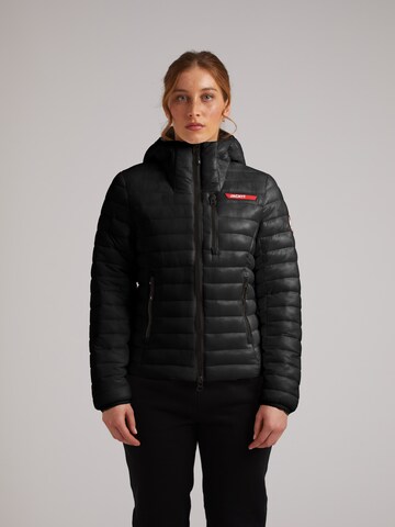 JACK1T Outdoor jacket ' SATEL1TE Kapuzen-Daunenjacke 2.0 ' in Black: front