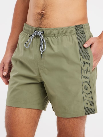 PROTEST Swimming shorts 'PRTFAREL' in Green