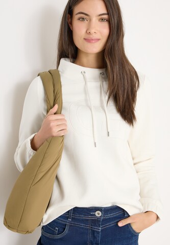 CECIL Sweatshirt in Beige: front