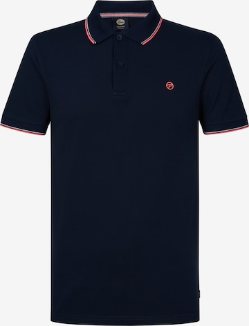 Petrol Industries Poloshirt 'Wave' in Blau: Vorderseite