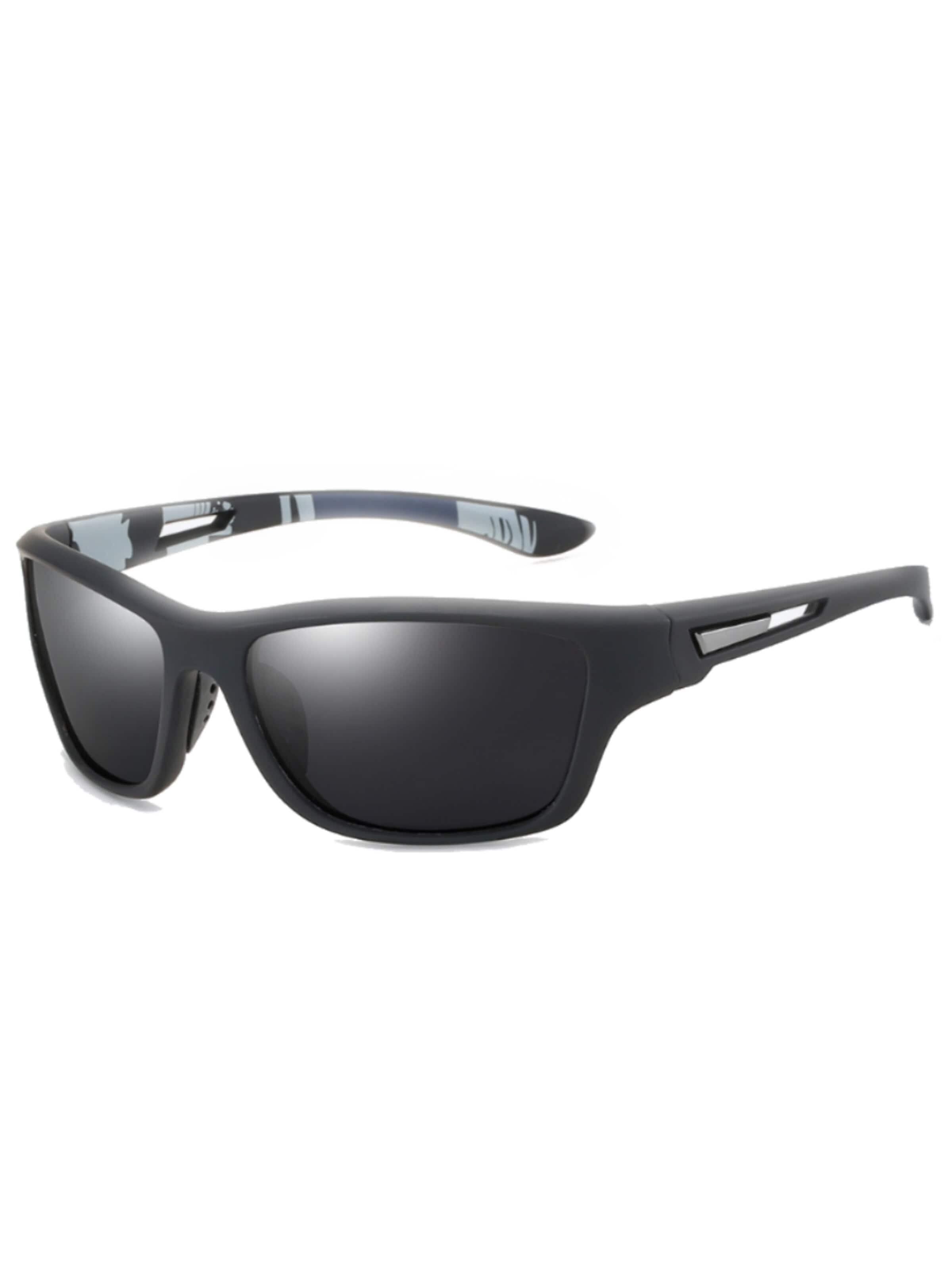 VEYREY Sunglasses 'Sport Herren-sonnenbrille Gustav' in Black: front