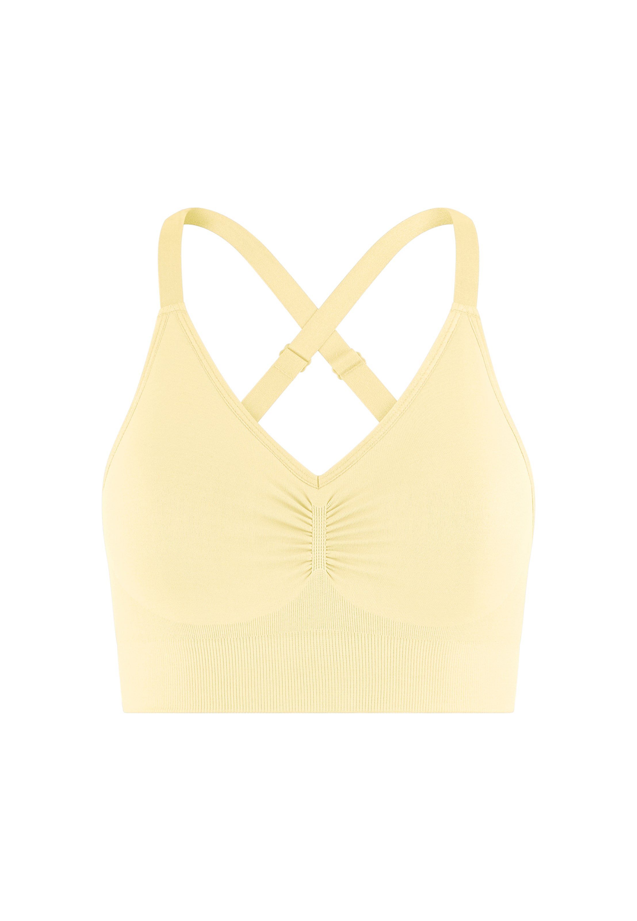 ETAM Bralette Sports Bra 'Alma' in Yellow: front