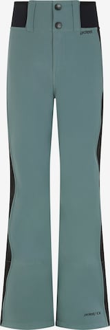 PROTEST Slimfit Sporthose 'PRTPROUD JR' in Grün: Vorderseite