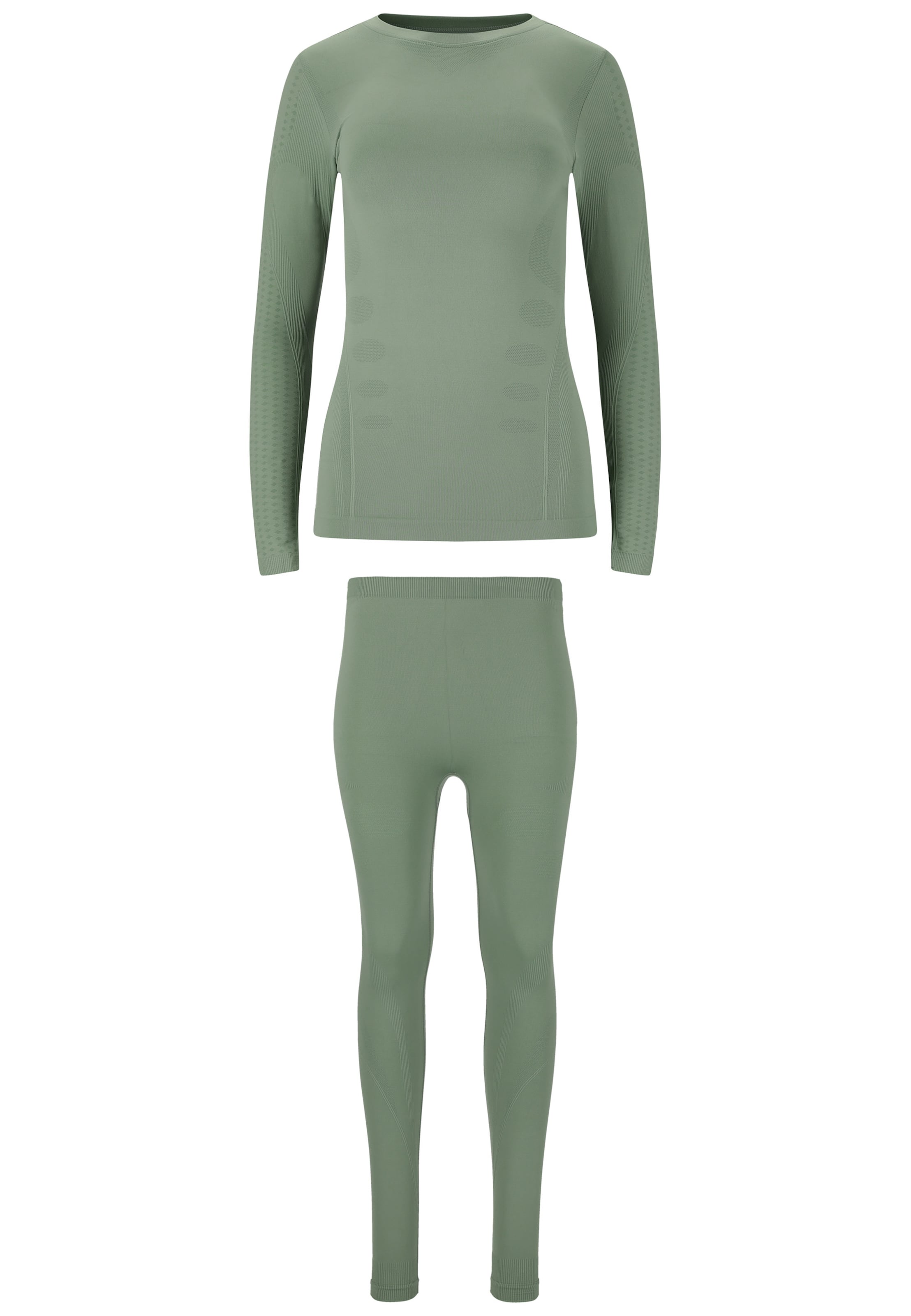 Whistler Bustier Funktionswäsche-Set 'Mall' in Grün: Vorderseite