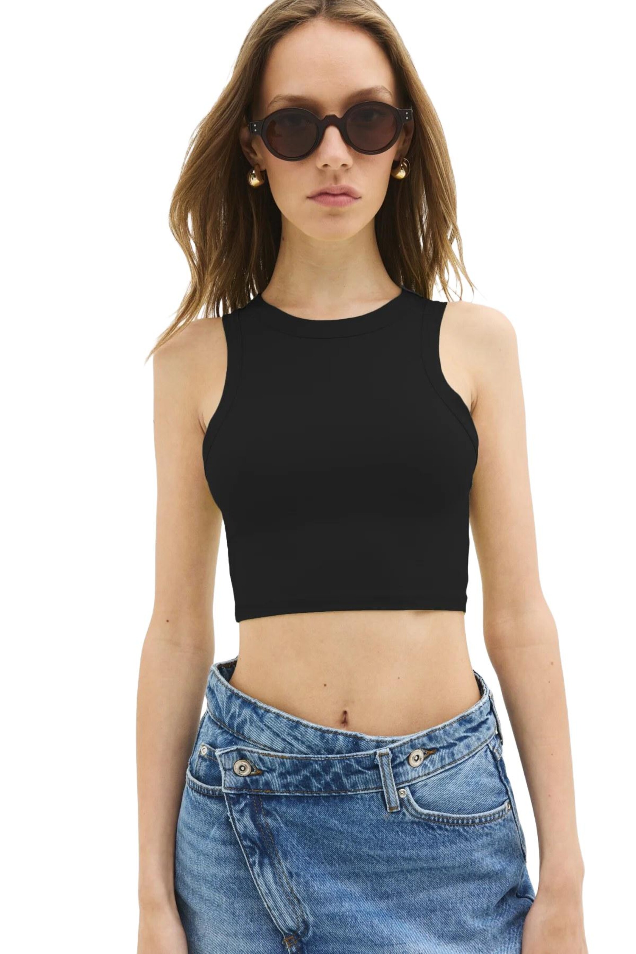 No Matter What Top in Black