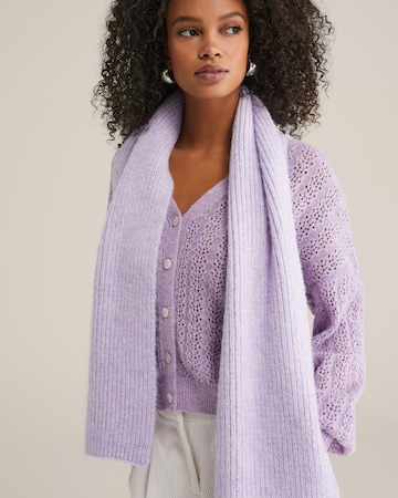 WE Fashion Strickjacke in Lila