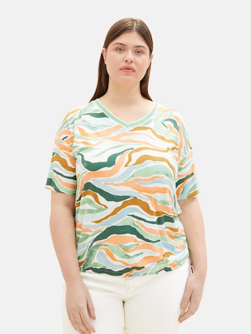 Tom Tailor Women + Shirt in Mixed colours: front