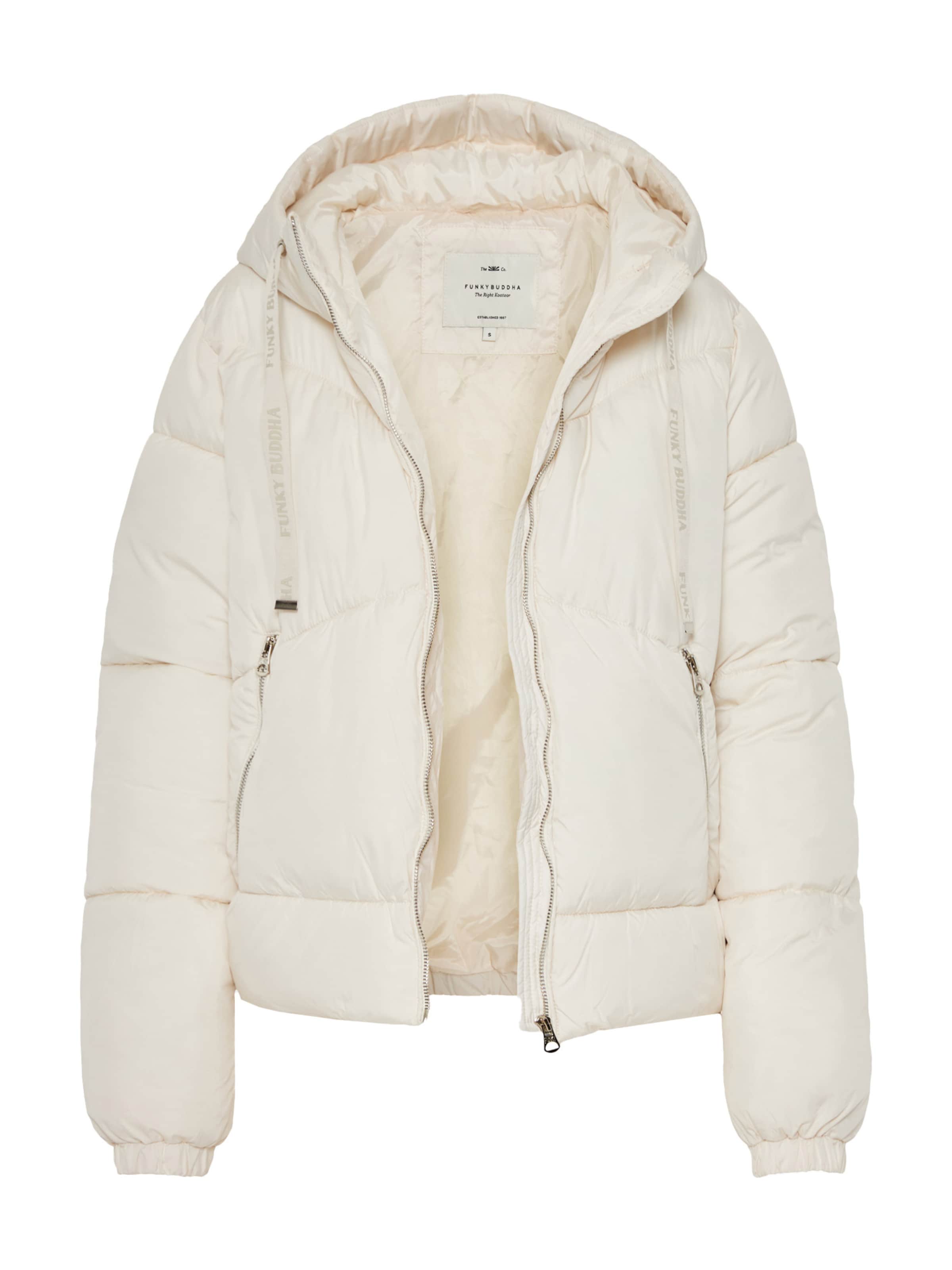 Veste d’hiver Funky Buddha en blanc