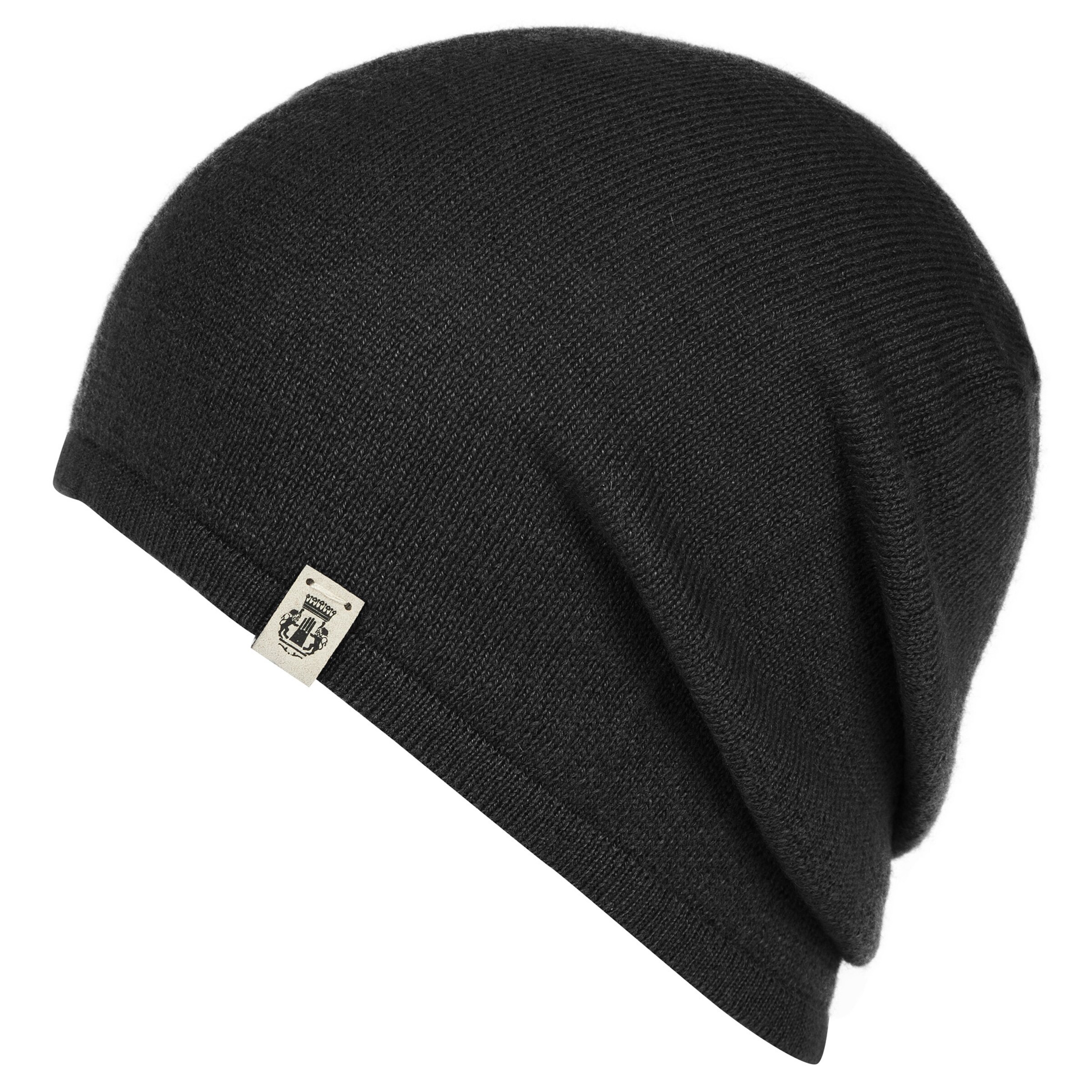 Roeckl Beanie Mütze 'BUSINESS CASHMERE' in Schwarz: Vorderseite