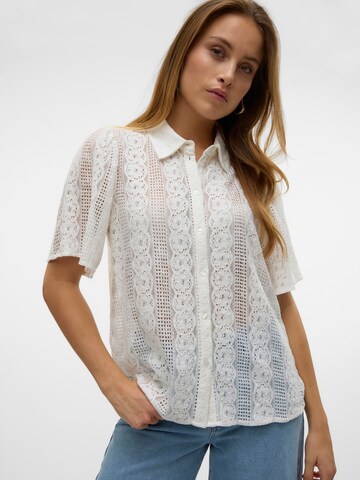 VERO MODA Bluse 'VMDELSIE' i hvid