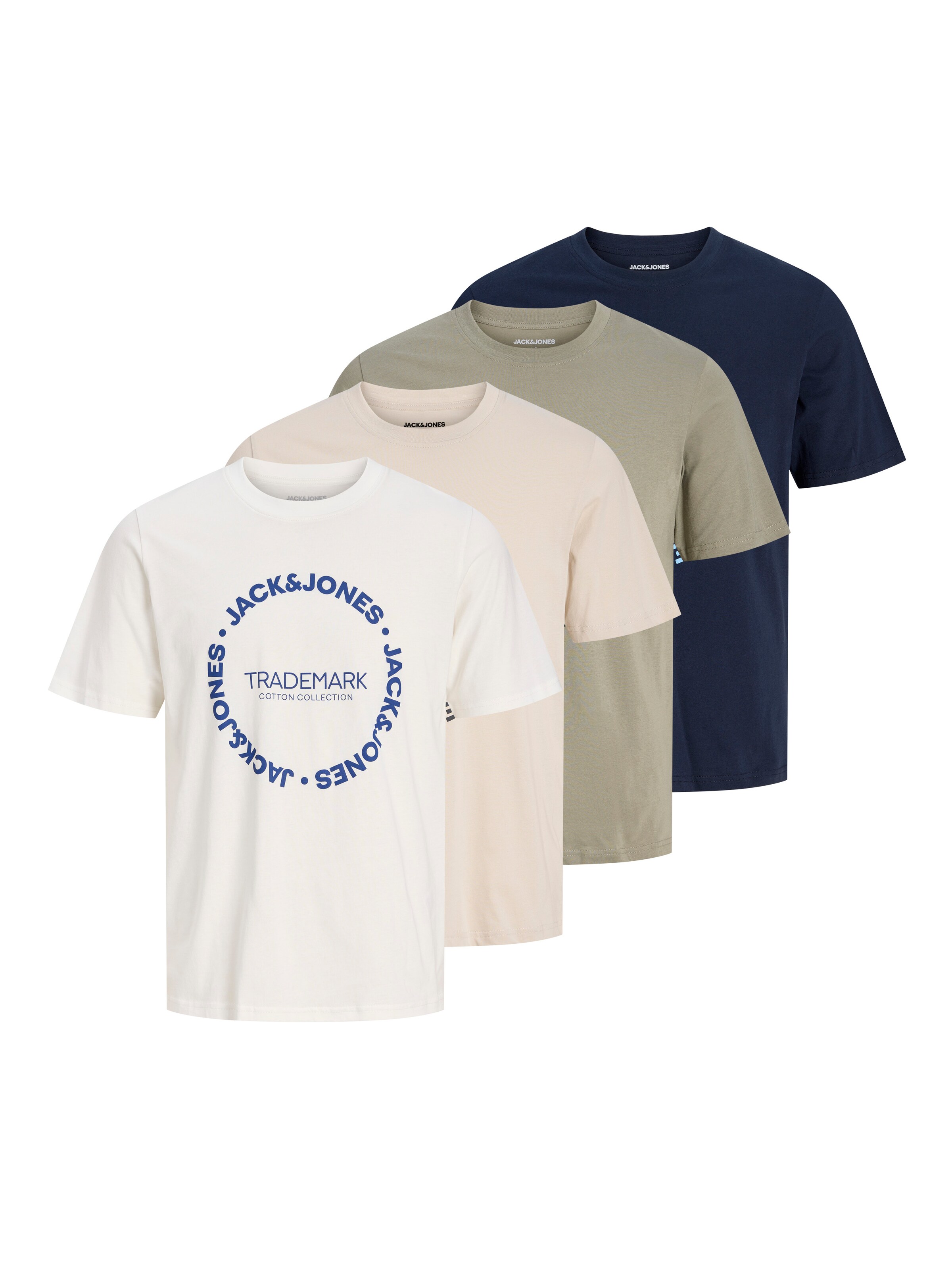 JACK & JONES Shirt 'JJBENSON' in Beige: front