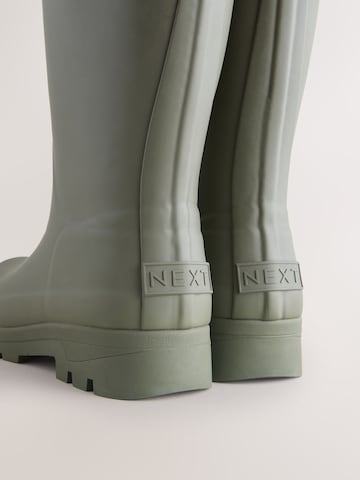 Next Kumisaappaat värissä vihreä