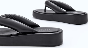 Sandalo 'Farina' di EDITED in nero