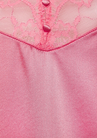 LASCANA Футболка для сна в Ярко-розовый