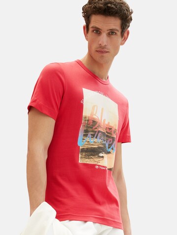 T-Shirt TOM TAILOR en rouge