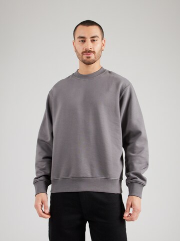 JACK & JONES - Sweatshirt 'JJEUrban Edge' em cinzento: frente