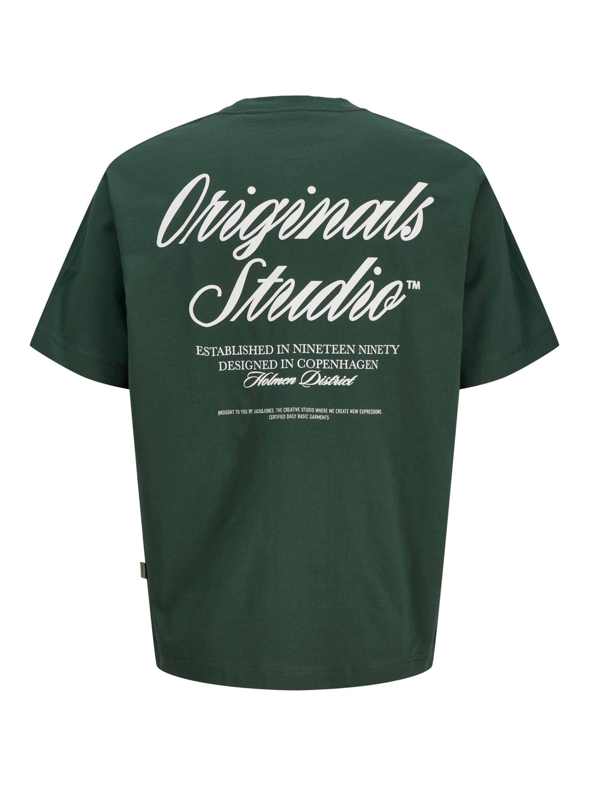 JACK & JONES Shirt 'JORNORREBRO' in Green