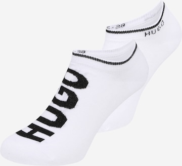 HUGO Ankelsockor i vit: framsida