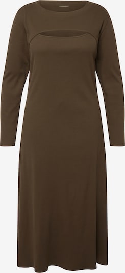 Ulla Popken Robe en marron, Vue avec produit