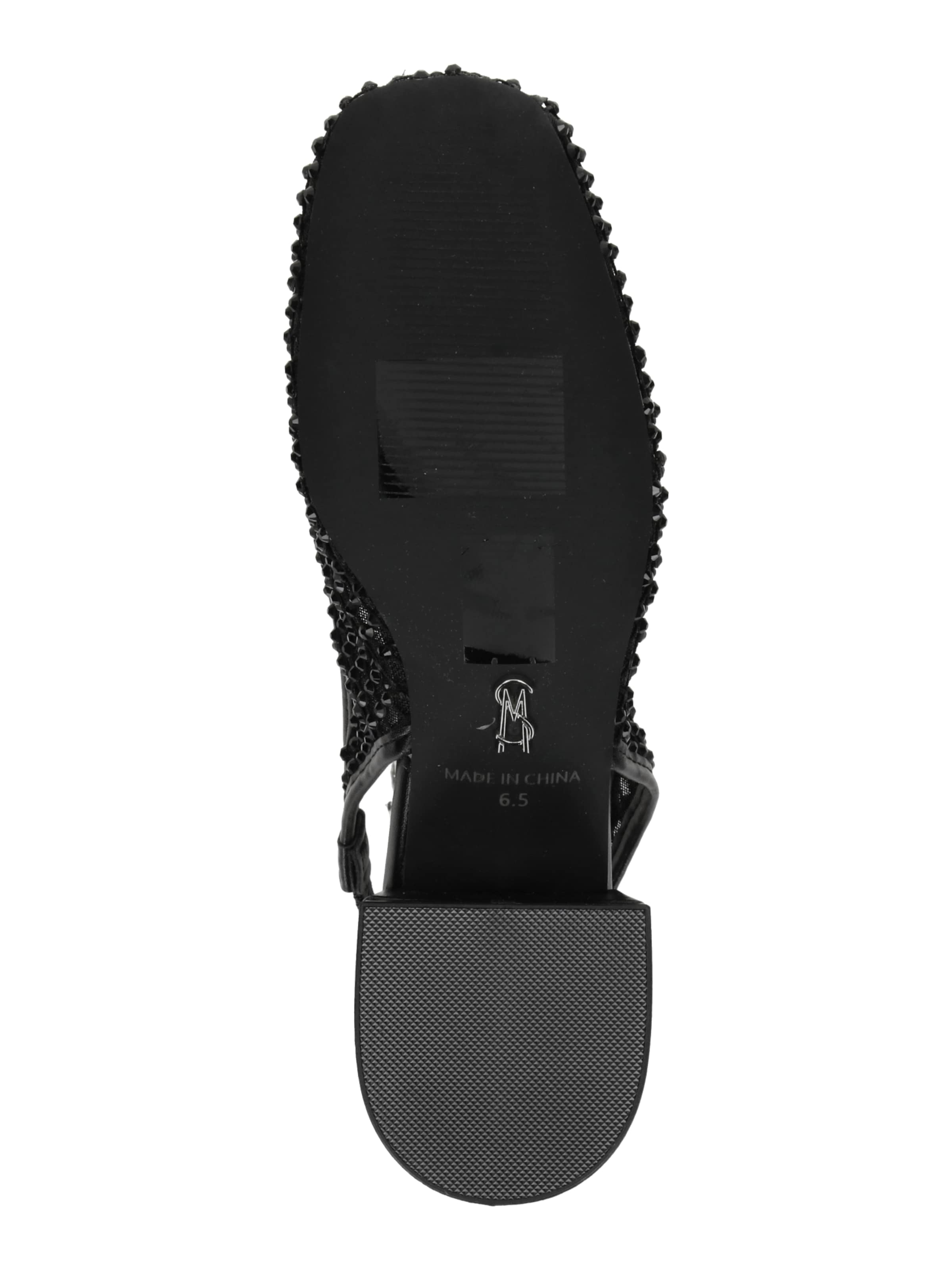 STEVE MADDEN Čevlji s peto in s paščki 'Smitten' | črna barva