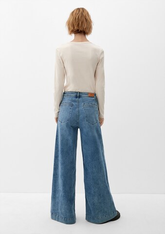 s.Oliver Wide leg Jeans in Blauw