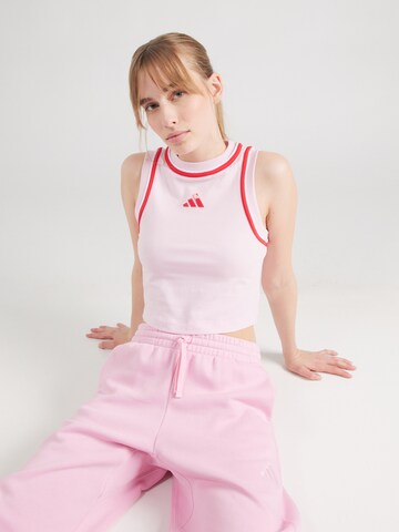Top sportivo 'Essentials' di ADIDAS SPORTSWEAR in rosa: frontale