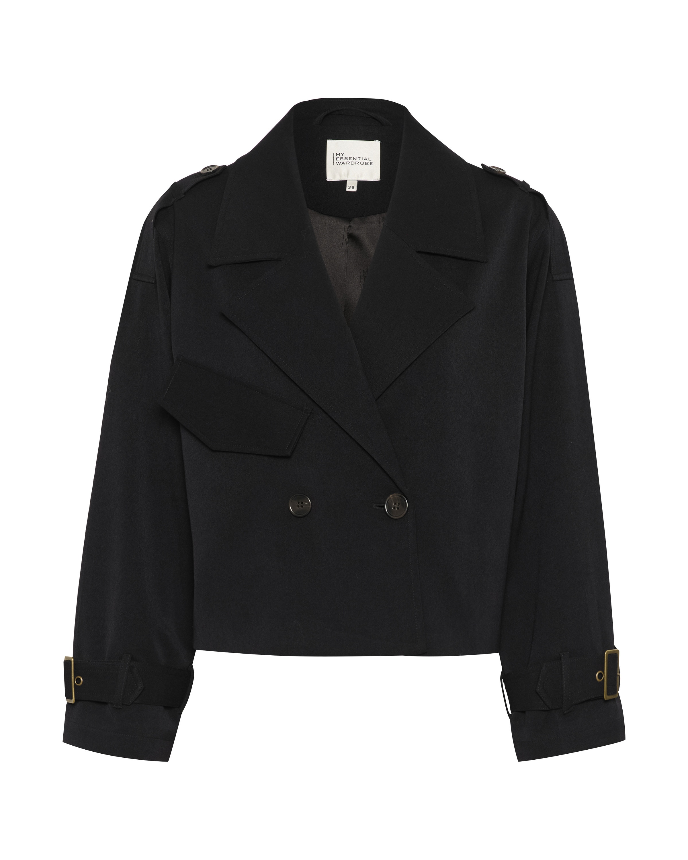 My Essential Wardrobe Tussenjas in Zwart: voorkant
