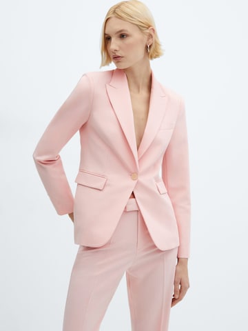 MANGO Blazer 'Boreal' in Pink: front