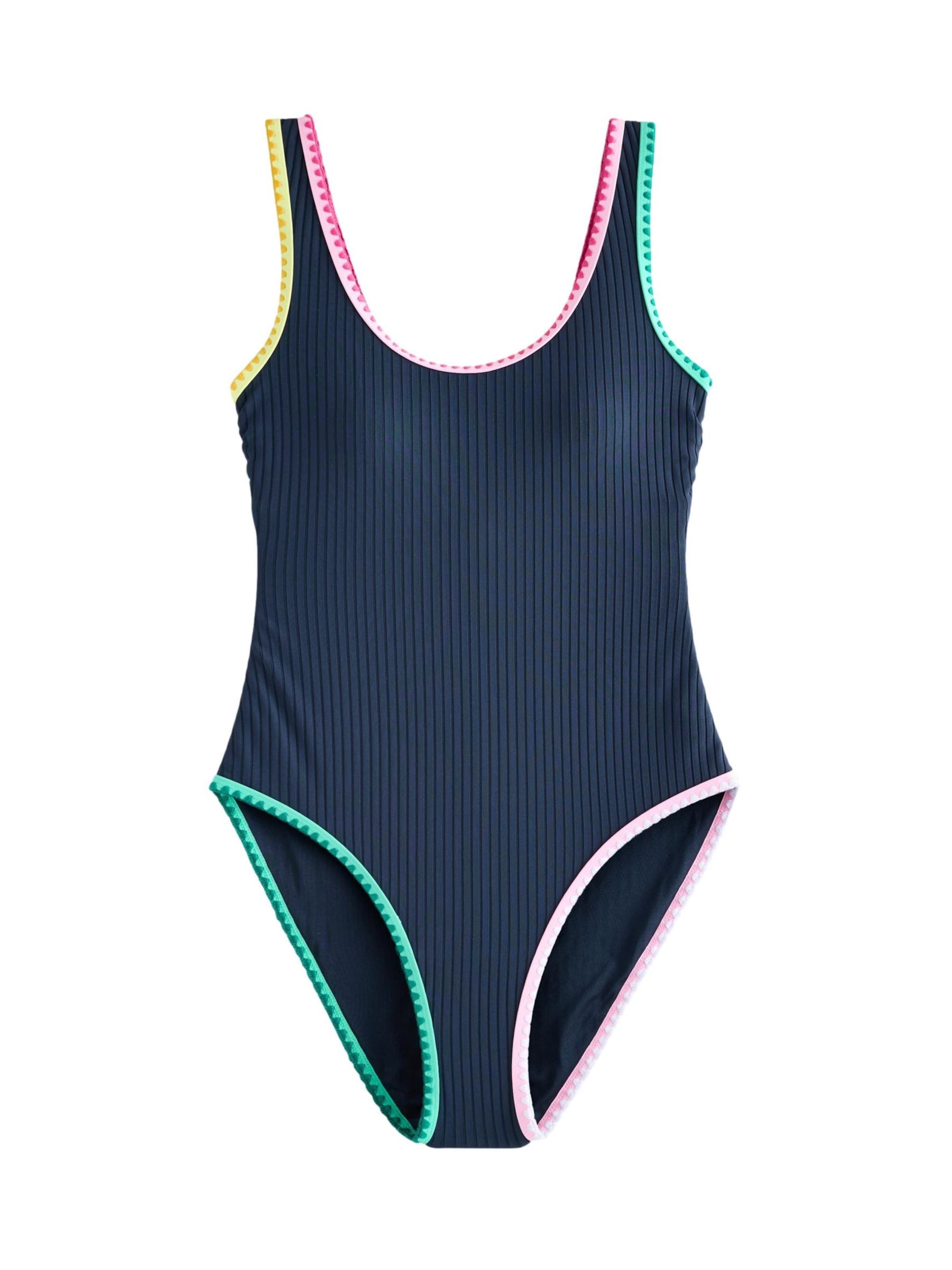 Next Bustier Fürdőruhák - kék: elől