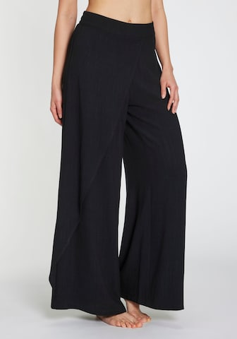 FRENCH CONNECTION Широкий Штаны в Черный: спереди