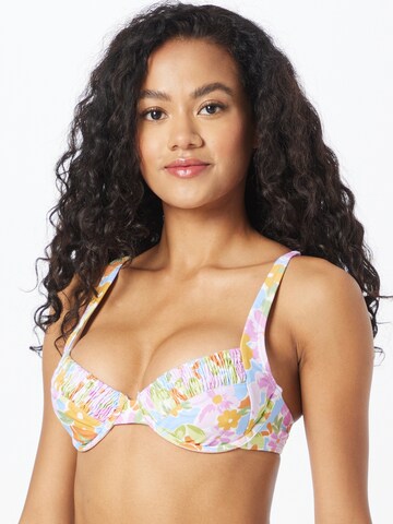 TWIIN T-shirt Bikini top 'DAPHNE' in Mixed colours: front