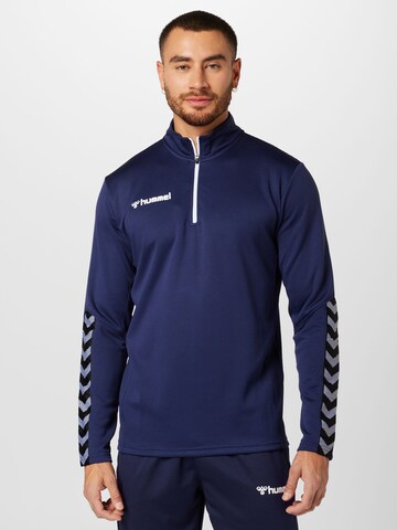 Sweat de sport Hummel en bleu : devant