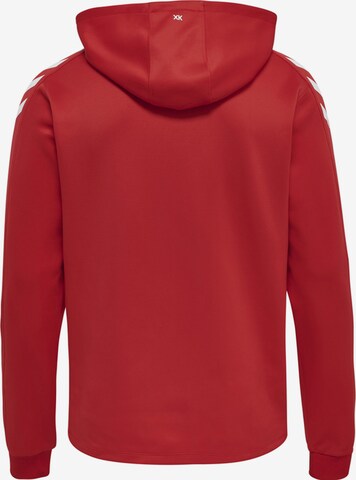 Hummel Athletic Zip-Up Hoodie in Red