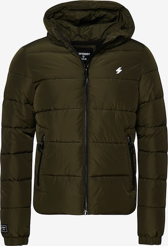 Superdry & Co Winter Jacket in Green: front