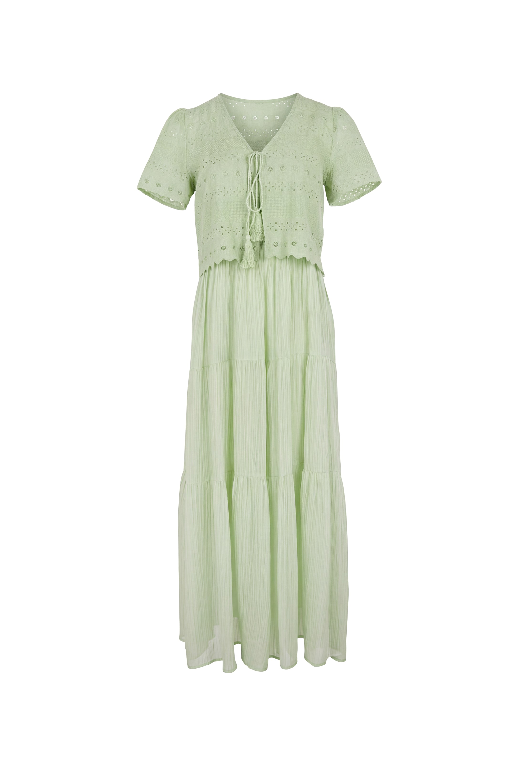 usha FESTIVAL - Vestido de verão em verde: frente