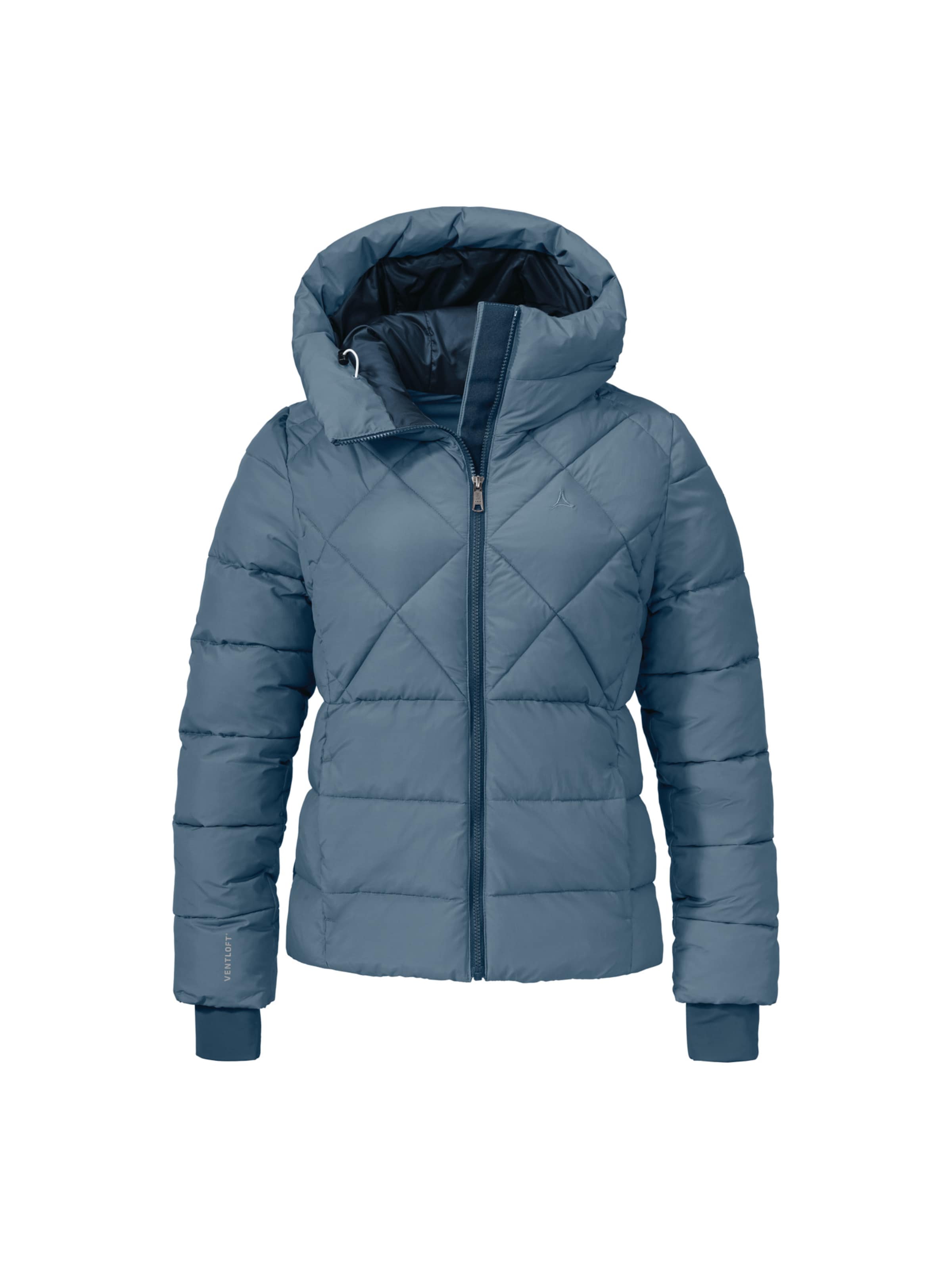Schöffel Outdoorjas 'Boston' in Blauw: voorkant