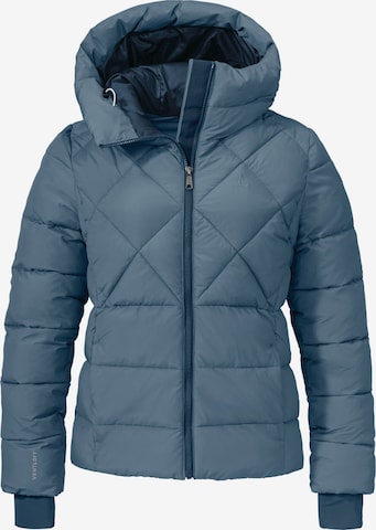 Schöffel Outdoorjas 'Boston' in Blauw: voorkant